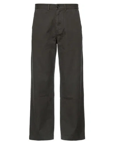 Crossley Man Pants Charcoal Size S Cotton, Elastane In Gray