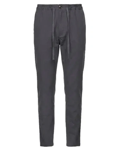 Crossley Man Pants Charcoal Size S Polyester, Cotton In Gray