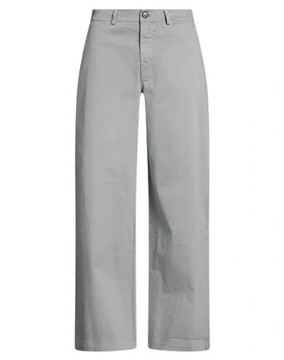 Crossley Man Pants Grey Size M Cotton, Elastane In Gray