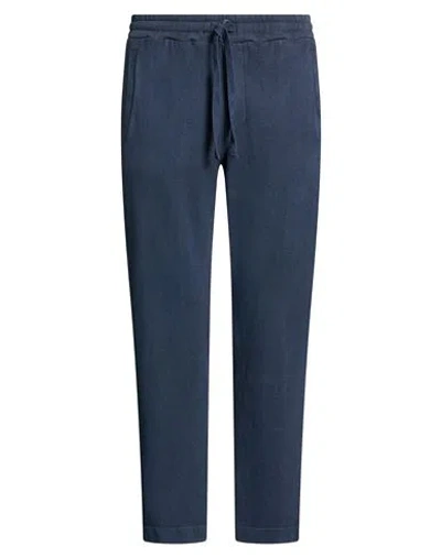 Crossley Man Pants Navy Size M Cotton In Blue