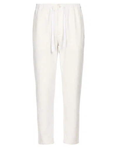Crossley Man Pants Off White Size M Cotton In Brown