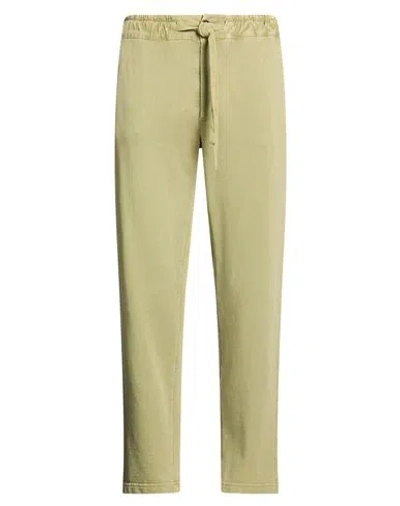 Crossley Man Pants Sage Green Size M Cotton In Gray
