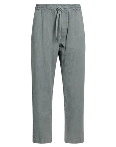 Crossley Man Pants Sage Green Size M Wool, Cotton In Gray