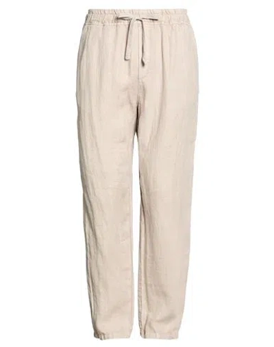 Crossley Man Pants Taupe Size Xxl Linen In Gray