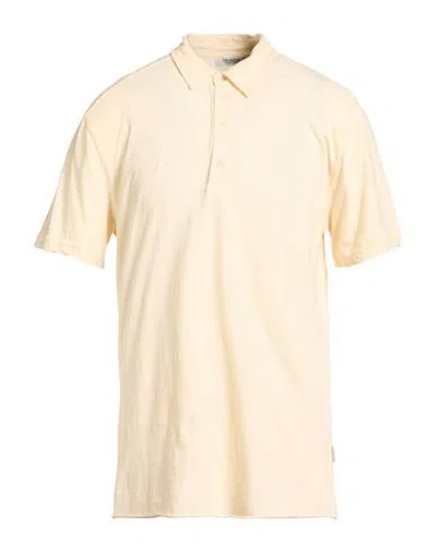 Crossley Man Polo Shirt Apricot Size Xl Cotton In Neutral