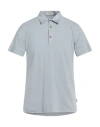 Crossley Man Polo Shirt Grey Size Xl Cotton, Elastane In Grey