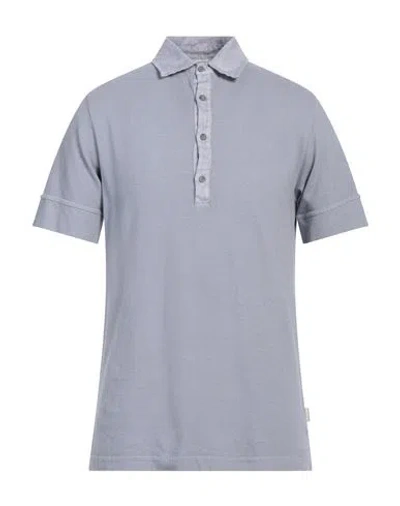 Crossley Man Polo Shirt Lilac Size Xxl Cotton, Linen In Purple