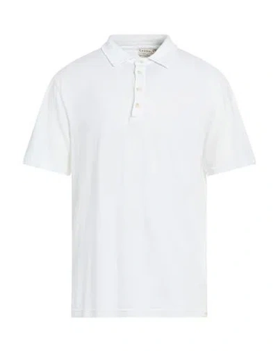 Crossley Man Polo Shirt White Size Xl Cotton, Lyocell In Animal Print