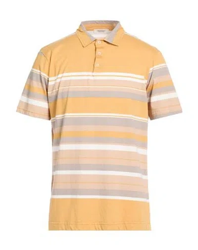 Crossley Man Polo Shirt Yellow Size Xl Cotton In Neutral