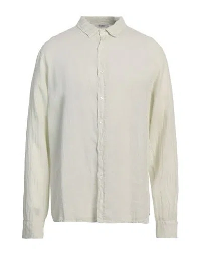 Crossley Man Shirt Beige Size Xl Linen In Beige