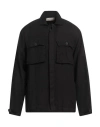 Crossley Man Shirt Black Size L Linen