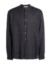 Crossley Man Shirt Black Size L Linen