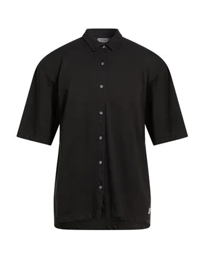Crossley Man Shirt Black Size Xl Lyocell, Cotton, Elastane