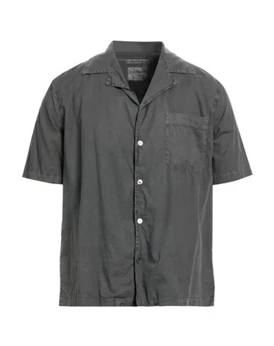 Crossley Man Shirt Charcoal Size Xxl Cotton In Gray