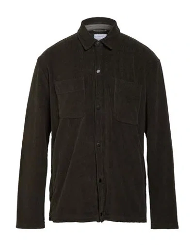 Crossley Man Shirt Dark Green Size M Cotton