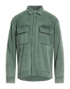 Crossley Man Shirt Green Size L Cotton