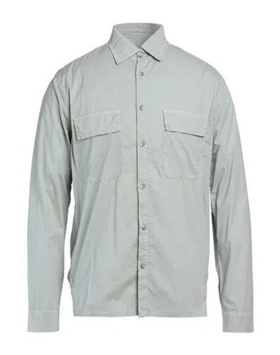 Crossley Man Shirt Grey Size L Cotton, Elastane In Gray