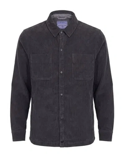 Crossley Man Shirt Grey Size S Cotton In Gray