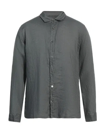 Crossley Man Shirt Lead Size Xl Linen In Grey