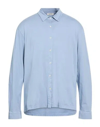 Crossley Man Shirt Light Blue Size Xl Cotton