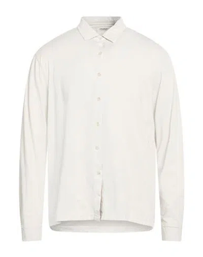 Crossley Man Shirt Light Grey Size Xxl Cotton In Gray