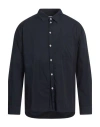 Crossley Man Shirt Midnight Blue Size Xl Cotton, Elastane