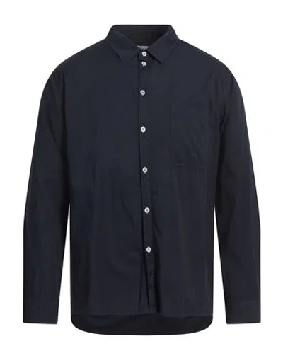 Crossley Man Shirt Midnight Blue Size Xl Cotton, Elastane