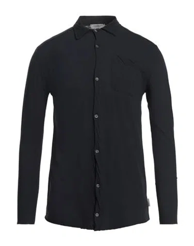 Crossley Man Shirt Midnight Blue Size Xxl Cotton, Linen