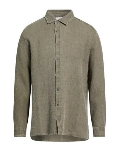 Crossley Man Shirt Military Green Size Xl Cotton
