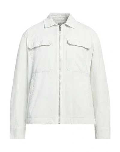 Crossley Man Shirt Off White Size L Cotton, Elastane
