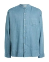 Crossley Man Shirt Pastel Blue Size Xl Linen