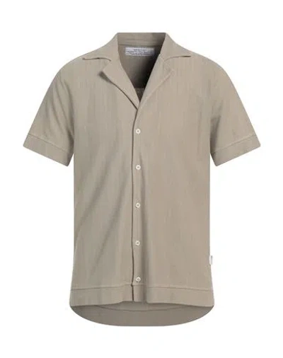 Crossley Man Shirt Sand Size 3xl Cotton In Beige