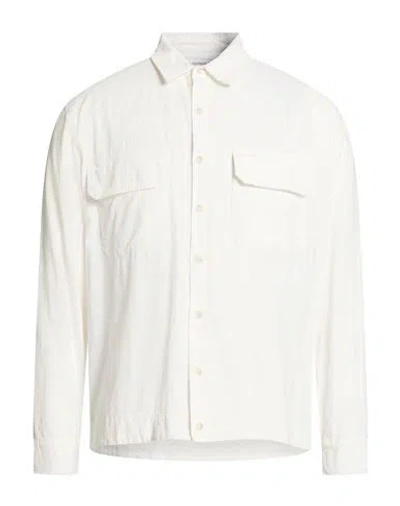 Crossley Man Shirt White Size L Cotton
