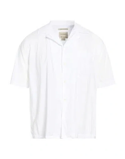 Crossley Man Shirt White Size M Cotton