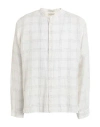 Crossley Man Shirt White Size Xl Linen