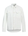 Crossley Man Shirt White Size Xxl Cotton, Elastane
