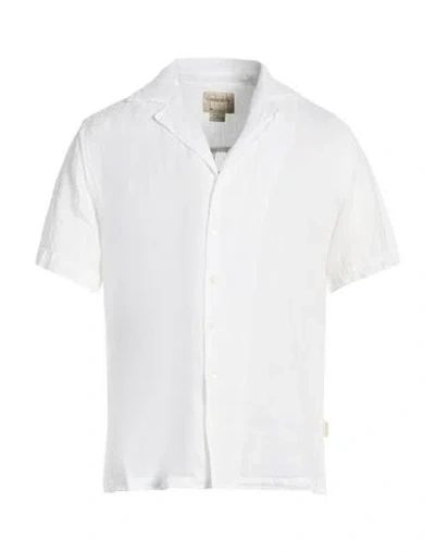 Crossley Man Shirt White Size Xxl Linen