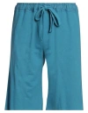 Crossley Man Shorts & Bermuda Shorts Azure Size L Cotton, Linen In Blue