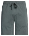 Crossley Man Shorts & Bermuda Shorts Deep Teal Size L Cotton, Elastane In Green