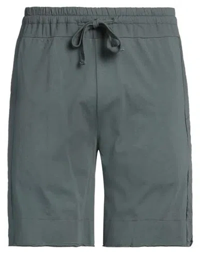 Crossley Man Shorts & Bermuda Shorts Deep Teal Size L Cotton, Elastane In Green