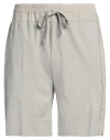 Crossley Man Shorts & Bermuda Shorts Grey Size L Cotton, Elastane In Grey