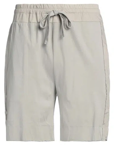 Crossley Man Shorts & Bermuda Shorts Grey Size L Cotton, Elastane