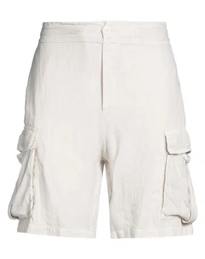 Crossley Man Shorts & Bermuda Shorts Off White Size Xl Linen