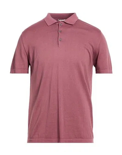 Crossley Man Sweater Antique Rose Size L Cotton In Pink