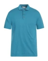 Crossley Man Sweater Azure Size L Cotton In Blue