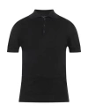 Crossley Man Sweater Black Size Xl Cotton