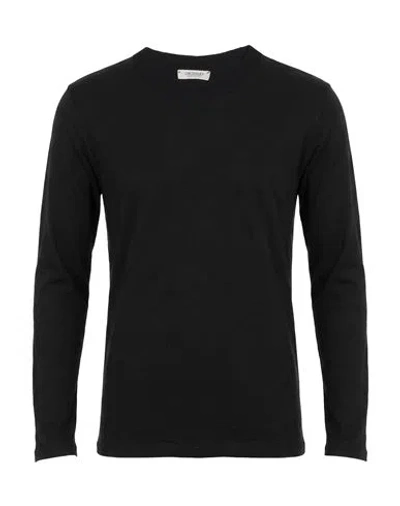 Crossley Man Sweater Black Size Xl Virgin Wool In Multi