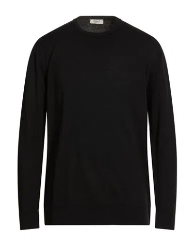 Crossley Man Sweater Black Size Xxl Virgin Wool