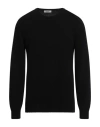 Crossley Man Sweater Black Size L Wool, Cashmere In Black