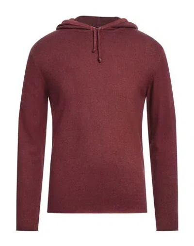 Crossley Man Sweater Burgundy Size L Cashmere In Red
